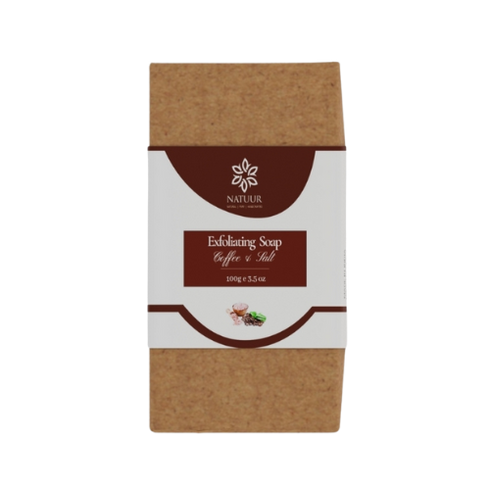 Natuur Coffee And Salt Exfoliating Soap 100gm