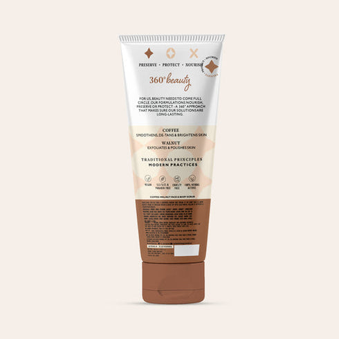 Jest Herbs Face and Body Scrub - Coffee and Walnut