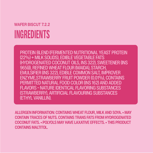 Superyou Strawberry Creme Protein Wafer