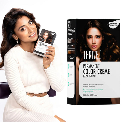 Thriveco Brown Permanent Hair Color Creme