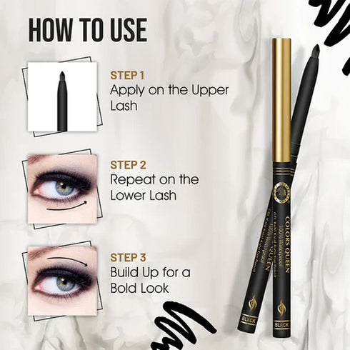 Colors Queen Intense Black Kajal Eyeliner Mascara Combo