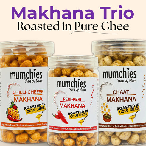 Mumchies Makhana Trio Roasted in Pure Ghee