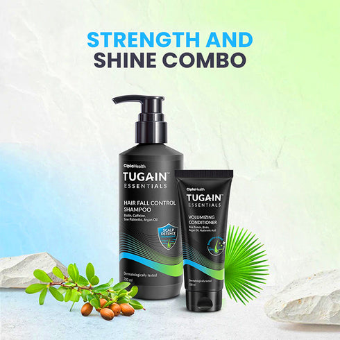 Tugain Essentials Strength and Shine Combo