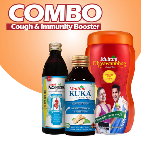 Multani Pharmaceuticals Limited Multani Sugar Free Wellness Cough Relief & Immunity Booster Pack