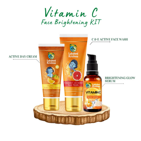 Lakshmi Krishna Naturals Combo Kit Vitamin C Day Cream Vitamin C + E Active