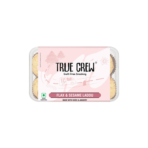 Sri Sri tattva True crew - Flax & saseme laddu