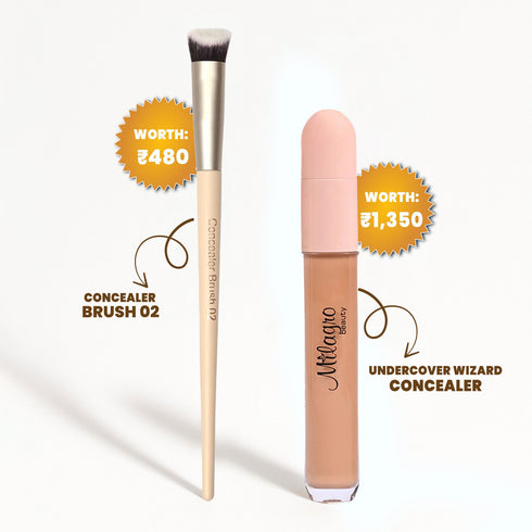 Milagro Beauty Concealer + Concealer Brush 02