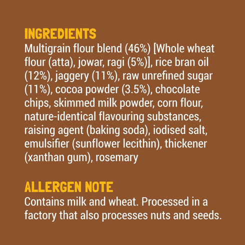 Slurrp Farm No Maida No Refined Sugar Choco Ragi Cookies