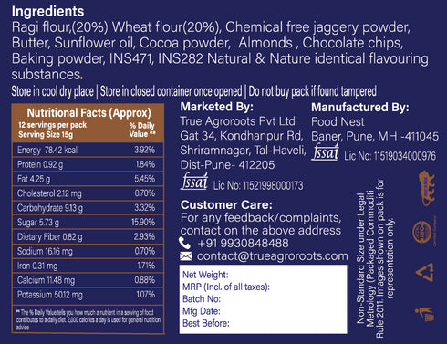 The Healthy Binge Millet Choco Cookies