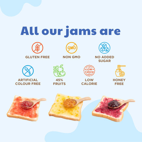 Sweetmate 100% Natural No Added Sugar Mix Berry Jam