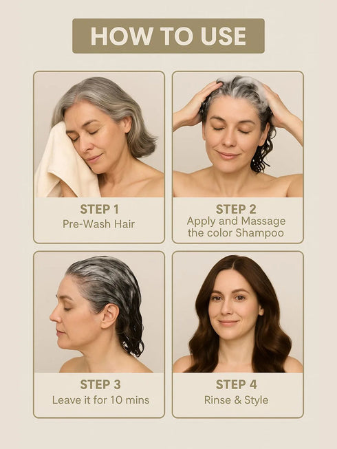 The wellness shop Instant Burgundy Hair Colouring Shampoo + Conditioner