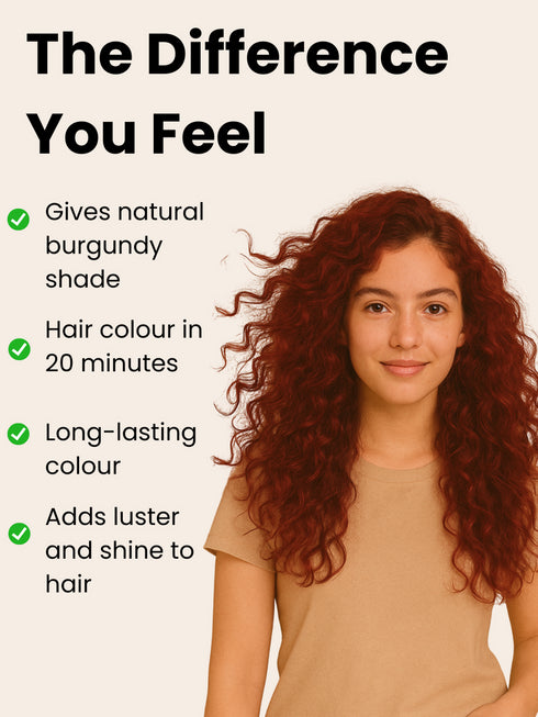 The wellness shop Instant Burgundy Hair Colouring Shampoo + Conditioner