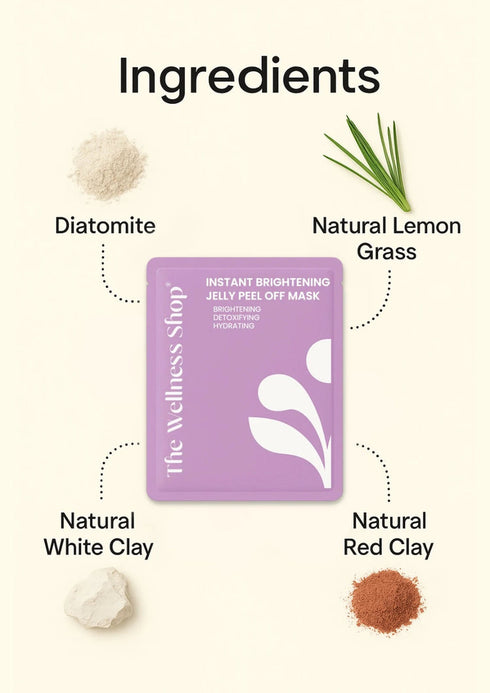 The wellness shop INSTANT BRIGHTENING JELLY PEEL OFF MASK