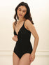 UNDERNEAT Front Zip Brief Bodysuit - Beige