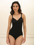 UNDERNEAT Front Zip Brief Bodysuit - Beige