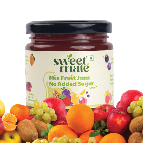 Sweetmate No Added Sugar 100% Pure Pulp Mix Fruit Jam