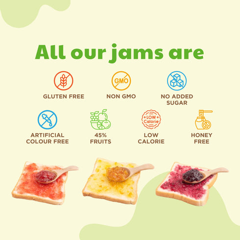 Sweetmate No Added Sugar 100% Pure Pulp Mix Fruit Jam