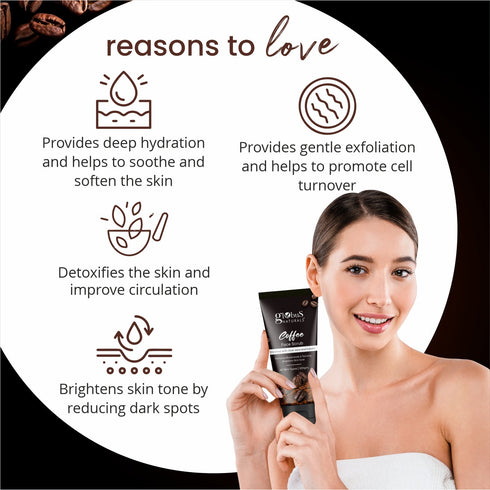 Globus Naturals Coffee Face Scrub Suitable For All Skin Types