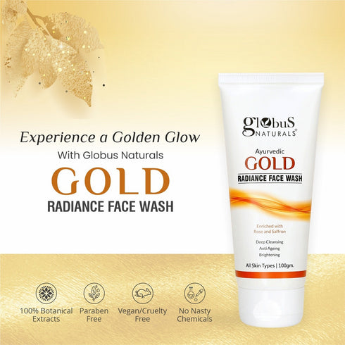 Globus Naturals Gold Radiance Face Wash