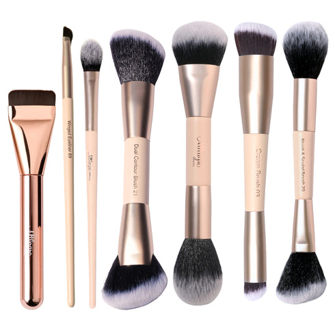 Milagro Beauty Viral 7 Brush Set with Mesh Bag