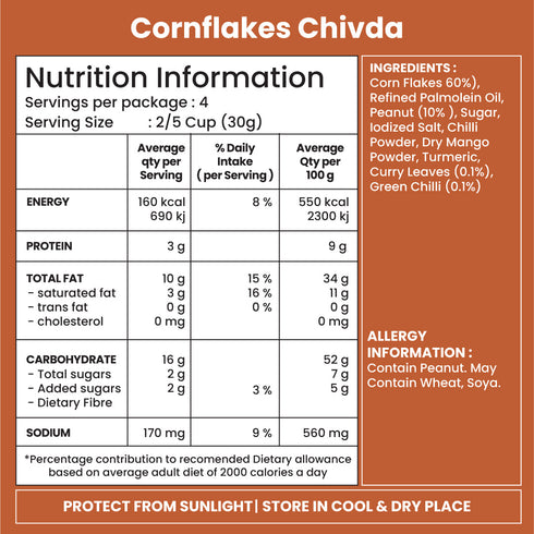 Jabsons Foods Cornflakes Chivda