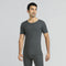 XYXX Cotton Rich Thermal Short Sleeve Vest Graphite Grey
