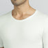 XYXX Cotton Rich Thermal Short Sleeve Vest Ivory White