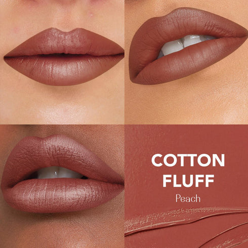 LoveChild Cotton Fluff | Peach | Cloud Crush Lush Creme Lipstick