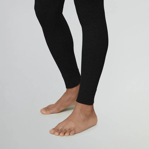 XYXX Cotton Rich Thermal Long Johns Pitch Black