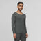 XYXX Cotton Rich Thermal Long Sleeve Vest Graphite Grey
