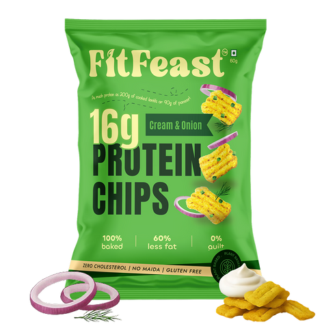 Fitfeast Protein Chips Cream & Onion x 1