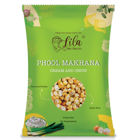 Lila Dry Fruits Cream And Onion Makhana