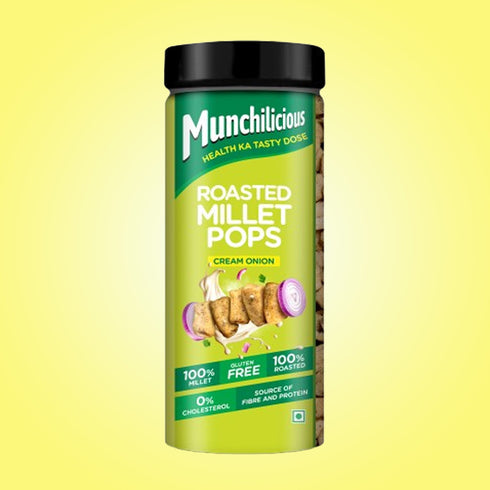Munchilicious Millet Pops | Cream Onion
