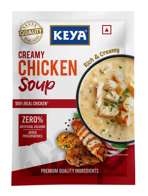 Keyafoods Keya Creamy Chicken Four Serve Soup