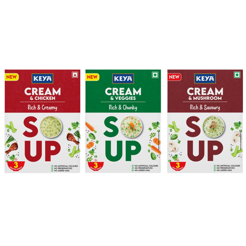 Keyafoods Keya Creamy Soups Combo Pack