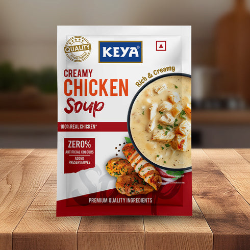 Keyafoods Keya Creamy Chicken Four Serve Soup