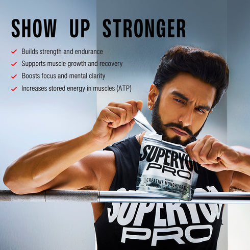 Superyou Coffee Fermented Yeast Protein 1Kg + Creatine Monohydrate Combo
