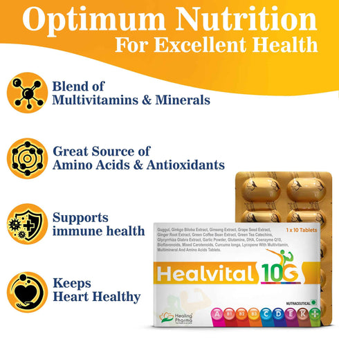 Healing Pharma Healvital Multivitamin + Multimineral Tab