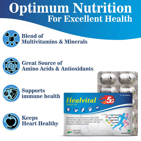 Healing Pharma Healvital Multivitamin + Multimineral Tab