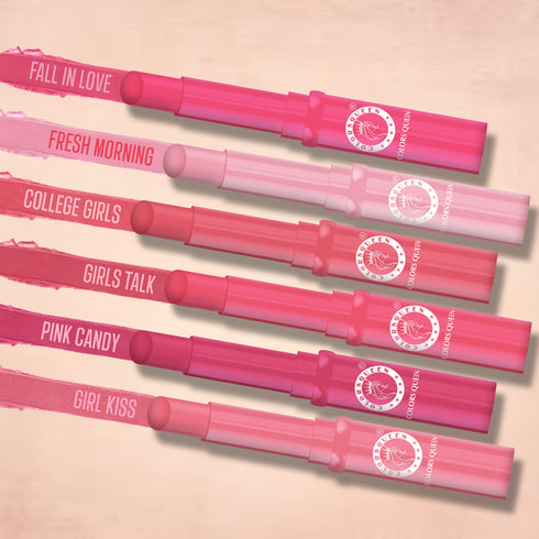 Colors Queen Queen Lips Natural Lip Balm in 6 Tinted Variants