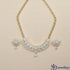 Crescent Halo Necklace Set