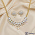 Crescent Halo Necklace Set