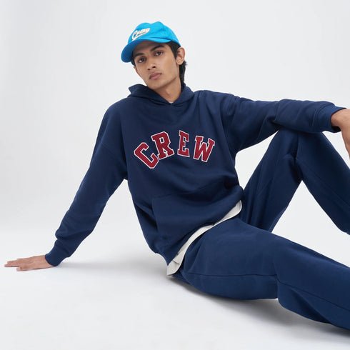 XYXX Crew Oversized Hoodie - Blue Nights