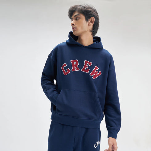 XYXX Oversized Hoodie and Sweatpants Co-ord Set Blue Nights