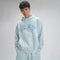 XYXX Crew Oversized Hoodie - Quad Blue