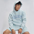 XYXX Crew Oversized Hoodie - Quad Blue