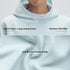 XYXX Crew Oversized Hoodie - Quad Blue