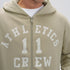 XYXX Oversized Zipper Hoodie and Trackpants Co-ord Set Minted Grey