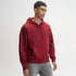 XYXX Crew Oversized Zipper Hoodie - Varsity Red