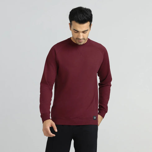XYXX Cruze French Terry Cotton Sweatshirts Auburn Red